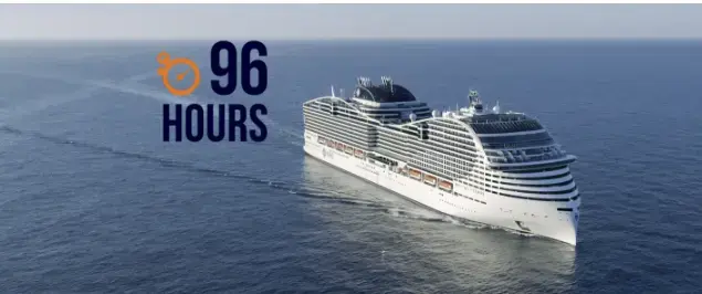 MSC Cruises: 96 hours