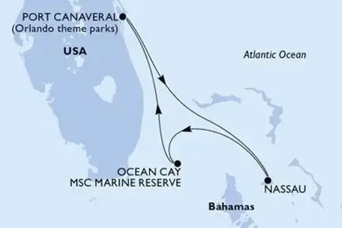 Маршрут круиза