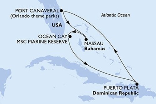 Cruise itinerary