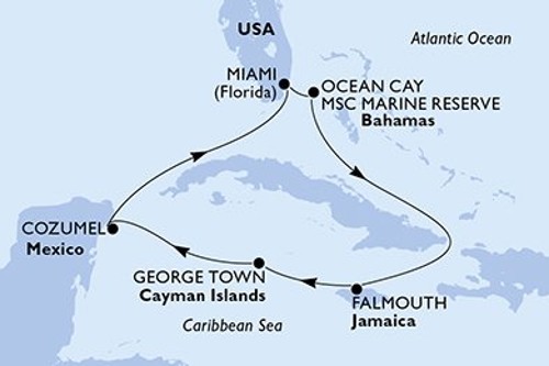 Cruise itinerary