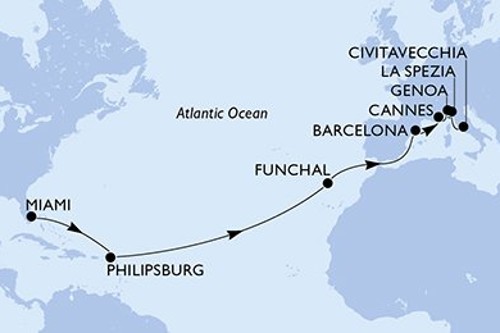 Cruise itinerary
