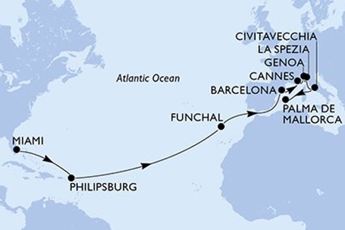 Cruise itinerary