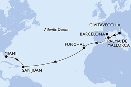 Cruise itinerary