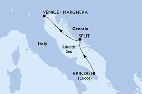 Маршрут круиза