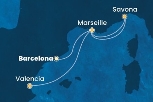 Маршрут круиза