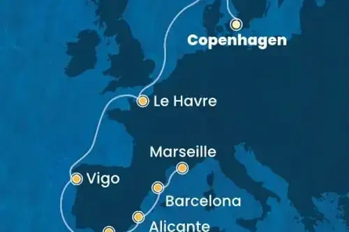 Маршрут круиза