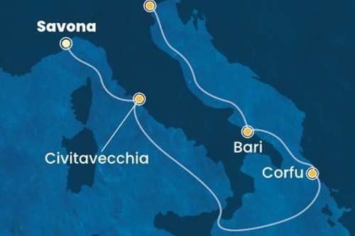 Маршрут круиза