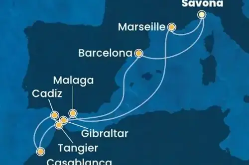 Маршрут круиза