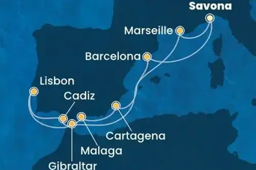 Маршрут круиза