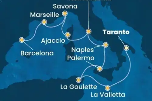 Маршрут круиза