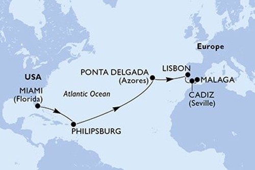 Маршрут круиза