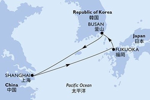 Маршрут круиза