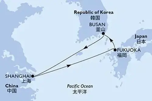 Маршрут круиза