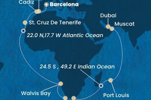 Маршрут круиза