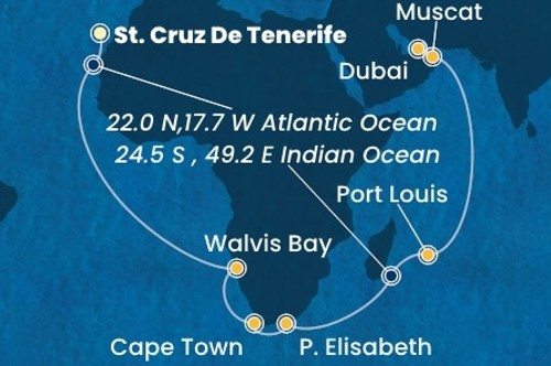 Cruise itinerary