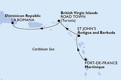 Маршрут круиза