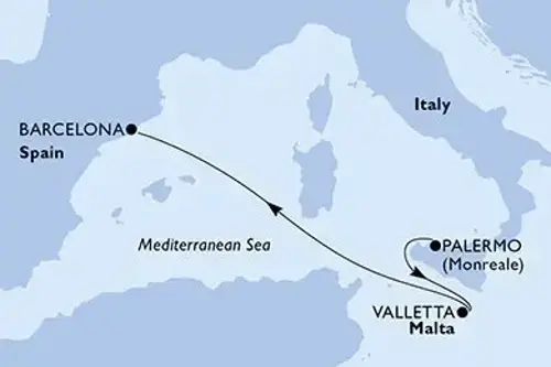 Маршрут круиза