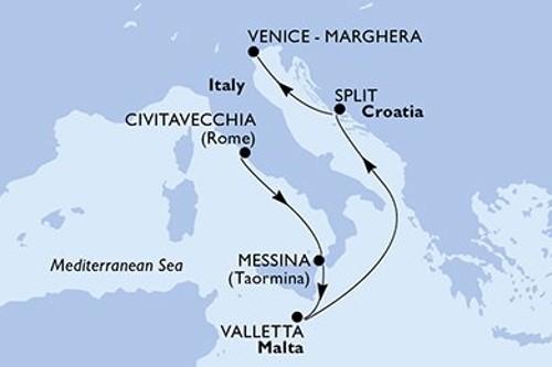 Маршрут круиза