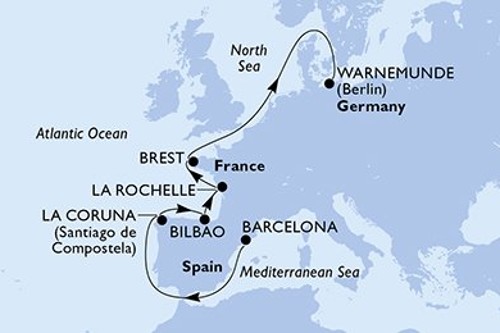 Cruise itinerary