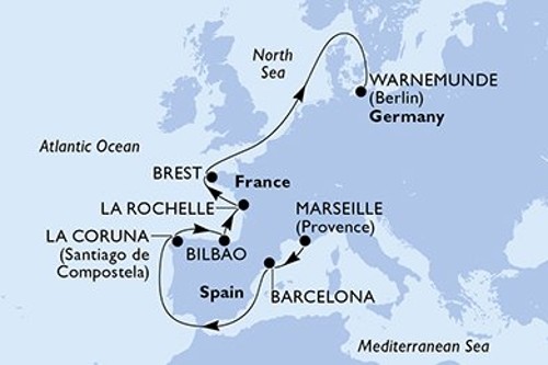 Cruise itinerary