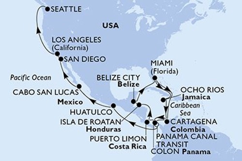 Cruise itinerary