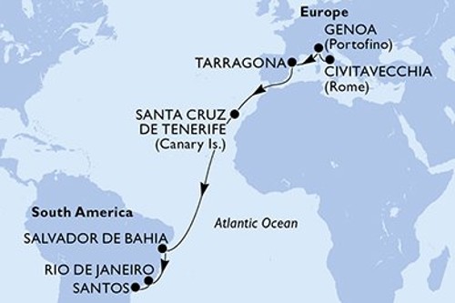 Cruise itinerary