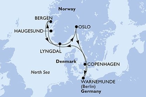 Маршрут круиза