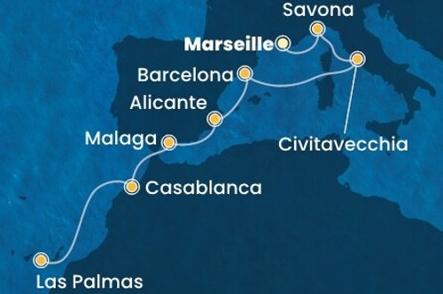 Маршрут круиза