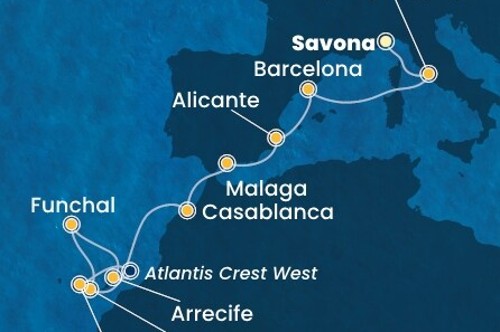 Маршрут круиза