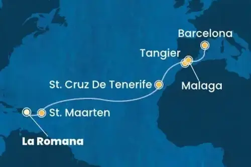 Маршрут круиза