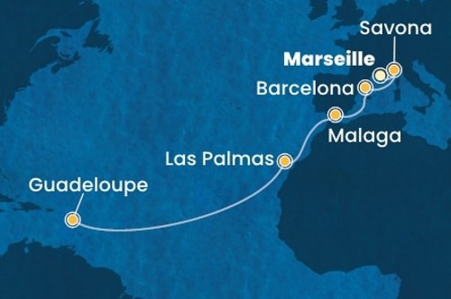 Маршрут круиза