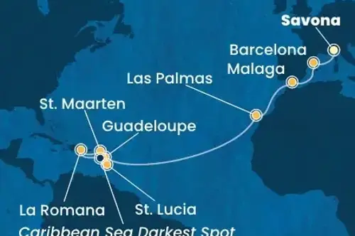 Маршрут круиза