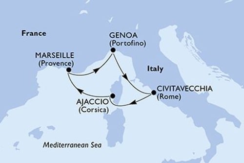 Маршрут круиза