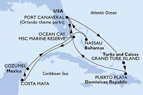 Cruise itinerary
