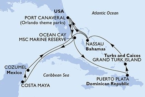 Cruise itinerary