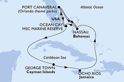 Маршрут круиза