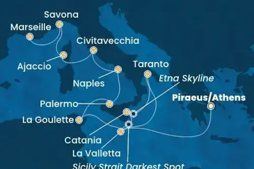 Маршрут круиза