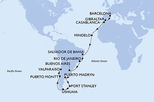 Cruise itinerary