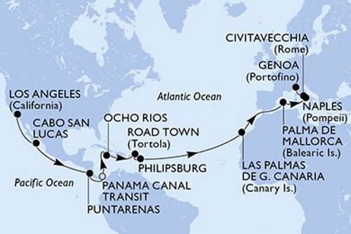 Cruise itinerary
