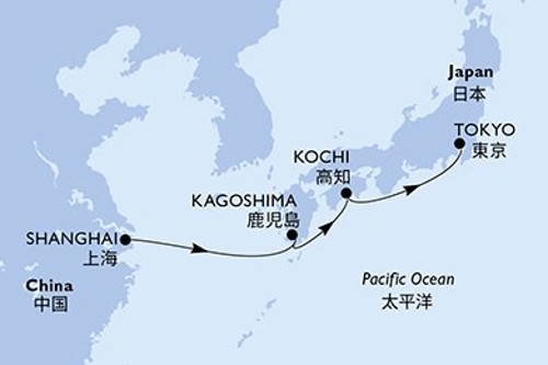 Маршрут круиза