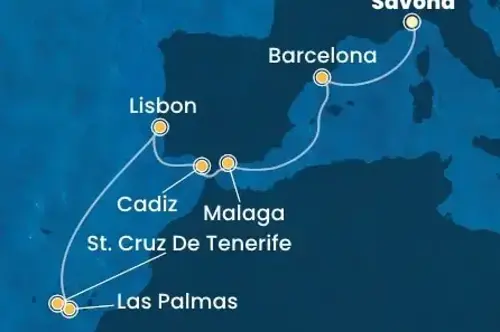 Маршрут круиза