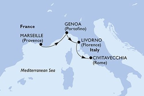 Cruise itinerary