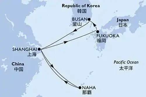 Маршрут круиза