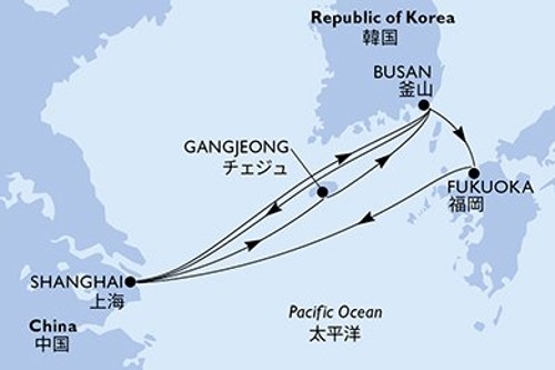 Маршрут круиза