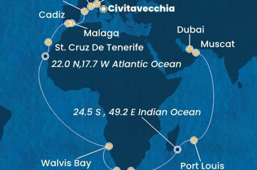 Маршрут круиза