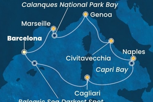 Маршрут круиза