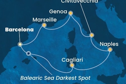 Маршрут круиза