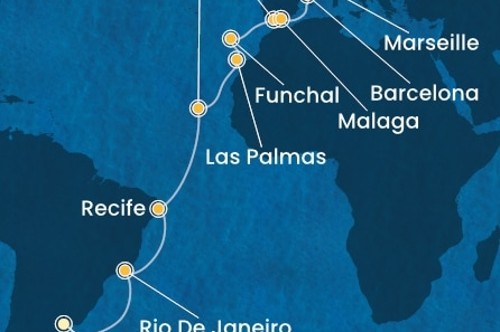 Маршрут круиза