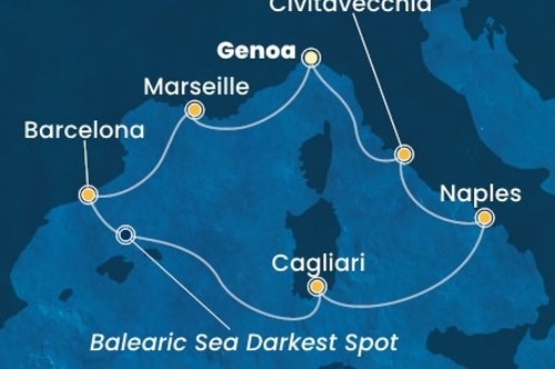 Маршрут круиза