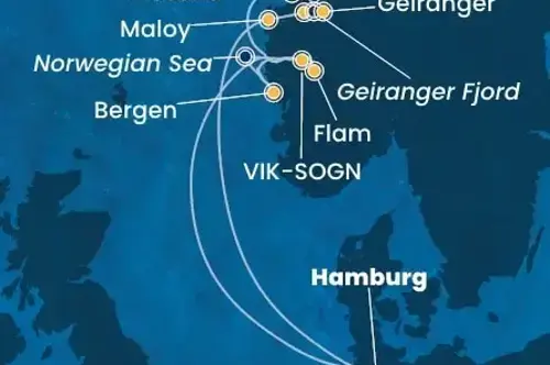 Маршрут круиза